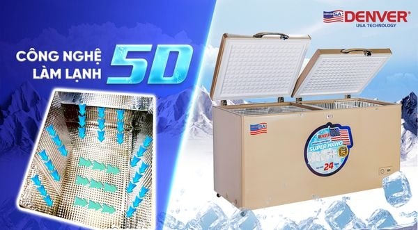 Tủ bảo quản Denver 940 lít AS-1600 - 1 ngăn đông